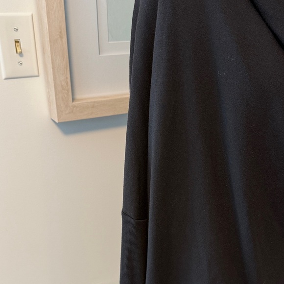 Athleta Black Hoodie Wrap Sweatshirt Size XL - Picture 4 of 7